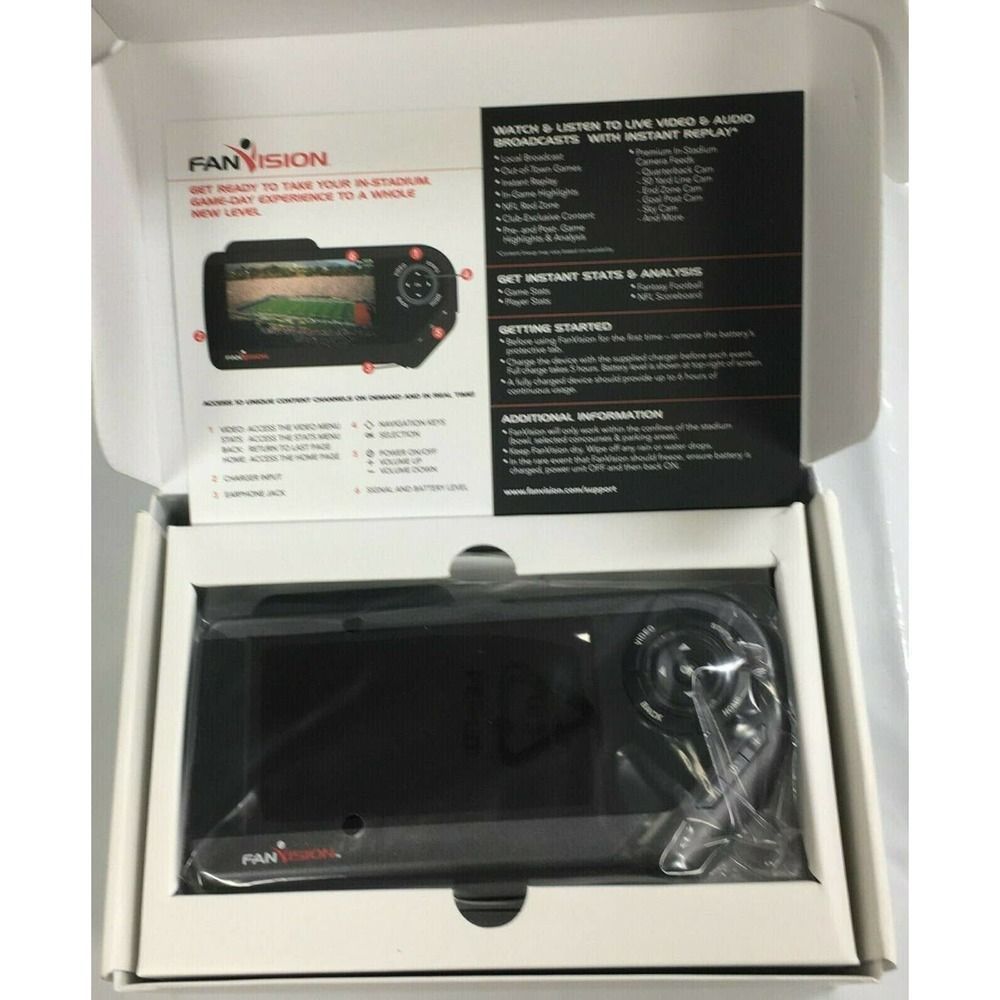 FanVision Kangaroo Handheld TV K-IVT-300-GD-B Fan Vision